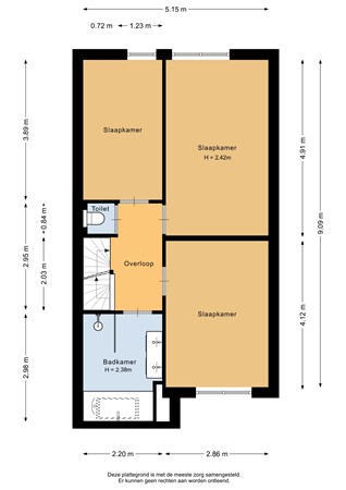 Floorplan - Boeier 10, 2991 KA Barendrecht